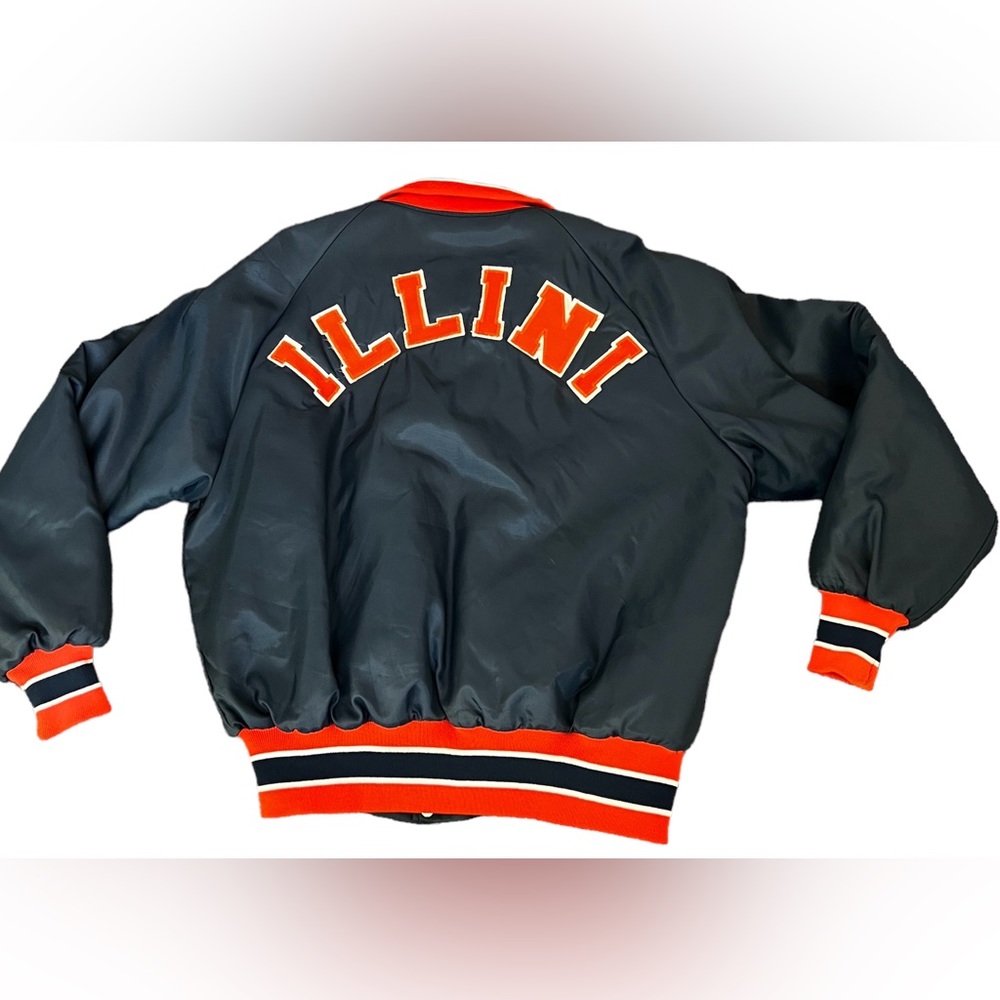 Vintage ILLINI Bomber Jacket by admiral sportswear